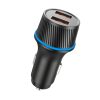 36W Car Mobile Phone Charger with Dual USB Fast - charging Plugs, Ambient Light and Cigarette Lighter Socket Charger - Image 6